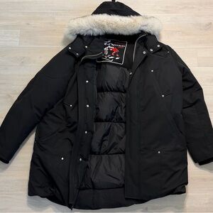 Moose Knuckles ORIGINAL SHEARLING TRIM STIRLING PARKA - Size 3XL Men's